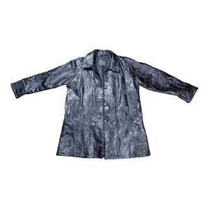 Use Maxam Italian Mosaic Leather Coat Size XL